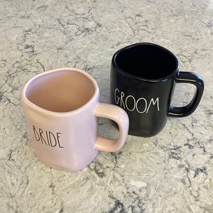 Rae Dunn Wedding Collection Mugs